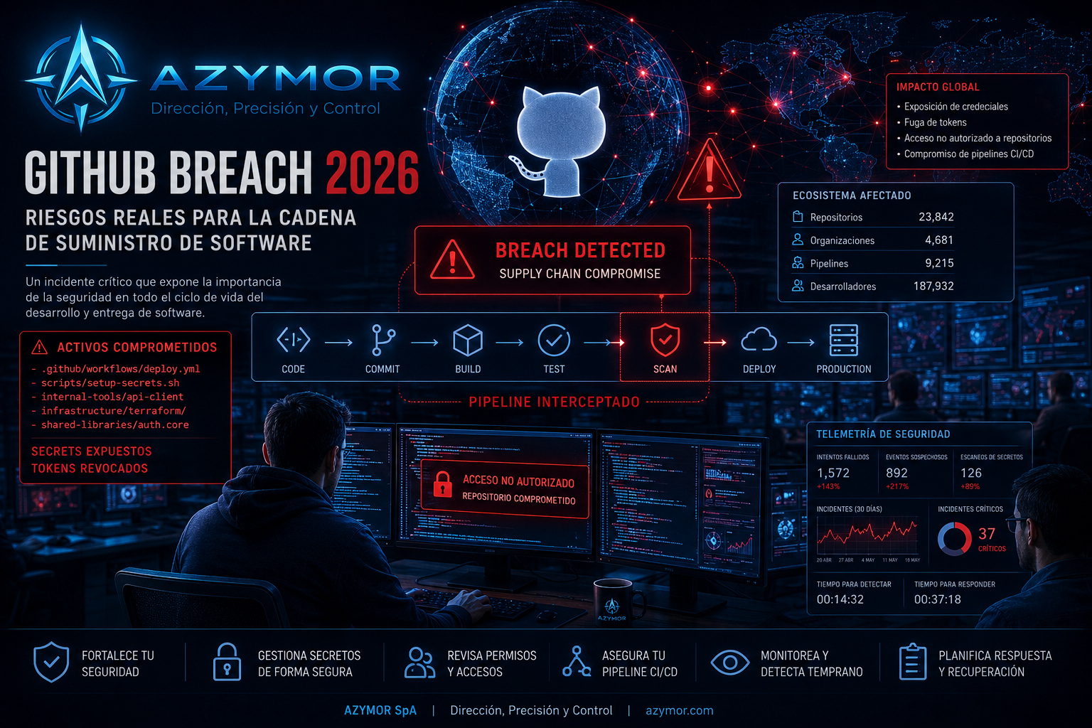 Hackeo de GitHub en mayo de 2026: qué está confirmado, qué sigue abierto y qué deben hacer hoy los equipos de seguridad